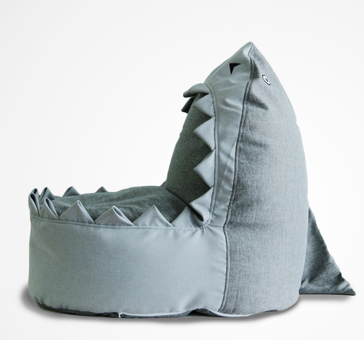 INS Nordic Style Kids Lazy Sofa Cute Animal Shark Bean Bag Fabric Pet Seat