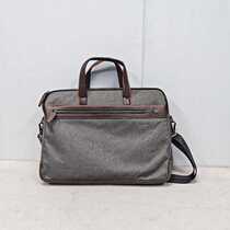 Foreign trade export leak-picking bag business bag shoulder bag for men with genuine leather leak-picking special price cowhide official document mens large bag