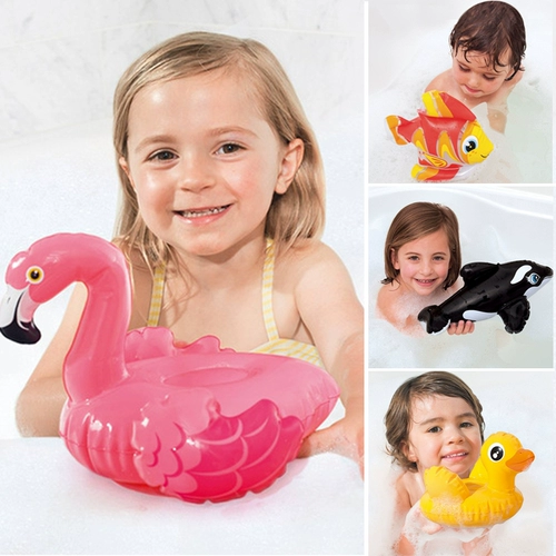 Intex, познавательная надувная игрушка для игр в воде для плавания для ванны для игры с песком, фламинго, утка, подарок на день рождения