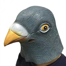 Latex Adult Pigeon Mask Pigeon Head Mask Latex Bird Head Mask