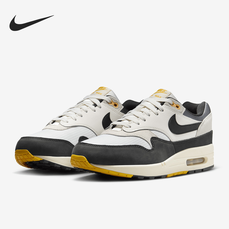 Nike Official Authentic Air Max 1 Men's Fashion Cushioning Wear-Resistant Sports Shoes Fn7487-133