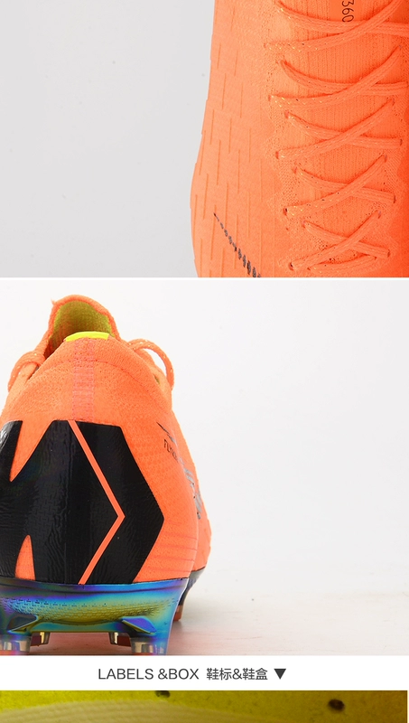 Nike / Nike nam chính hãng MERCURIAL VAPOR 12 ELITE AGPRO giày bóng đá AH7379 - Giày bóng đá