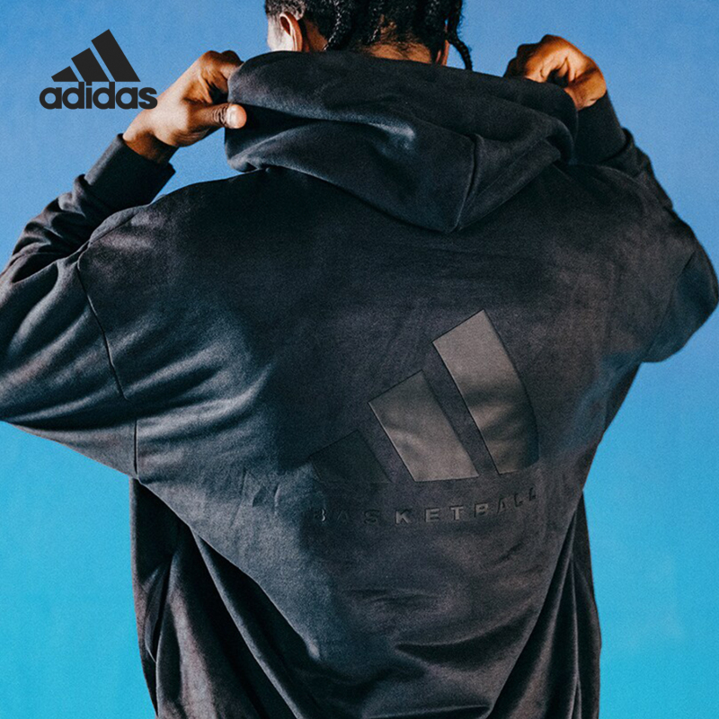 Adidas/Adidas Official Authentic New Couple Style Basketball Sports Hooded Pullover In7705