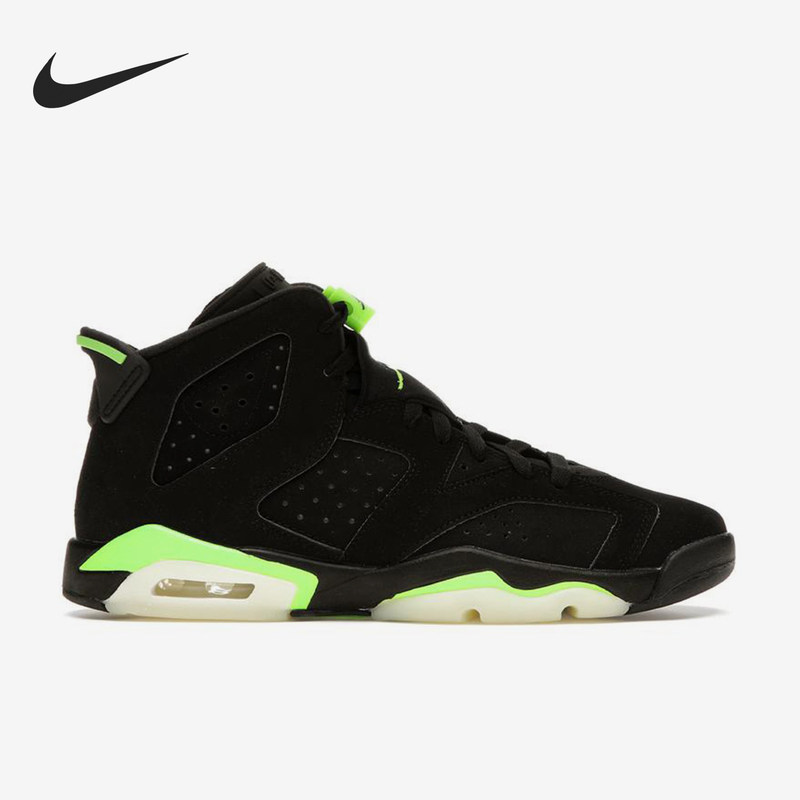 Nike Genuine Air Jordan 6 High-Top Sports and Casual Basketball Shoes for Older Children 384665-003 Nike Genuine Air Jordan 6 High-Top Sports and Casual Basketball Shoes for Older Children 384665-003