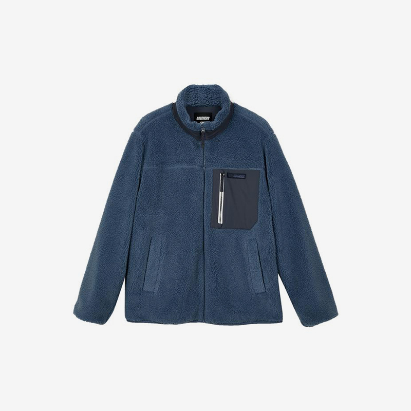 Skechers/Skecher's Genuine New Winter Men's Lambswool Casual Sports Jacket