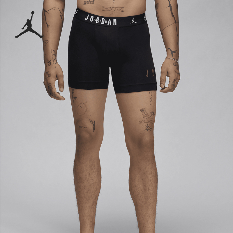 Nike/Nike Genuine Jordan Men's Letter-Printed Boxer Briefs Two Pairs Hf7298-274