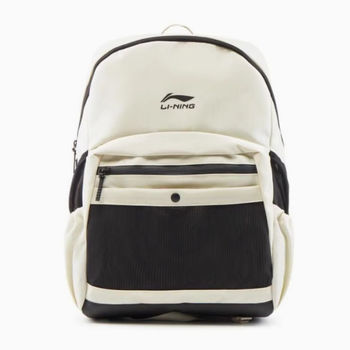 Li ning authentic sports life series men's and women's fashionable water-repellent lightweight backpack absv095-2