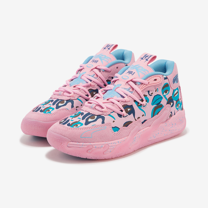 Puma Official Authentic Fashionable Unisex Mid-Top Sports Trendy Non-Slip Practical Cushioning Basketball Shoes