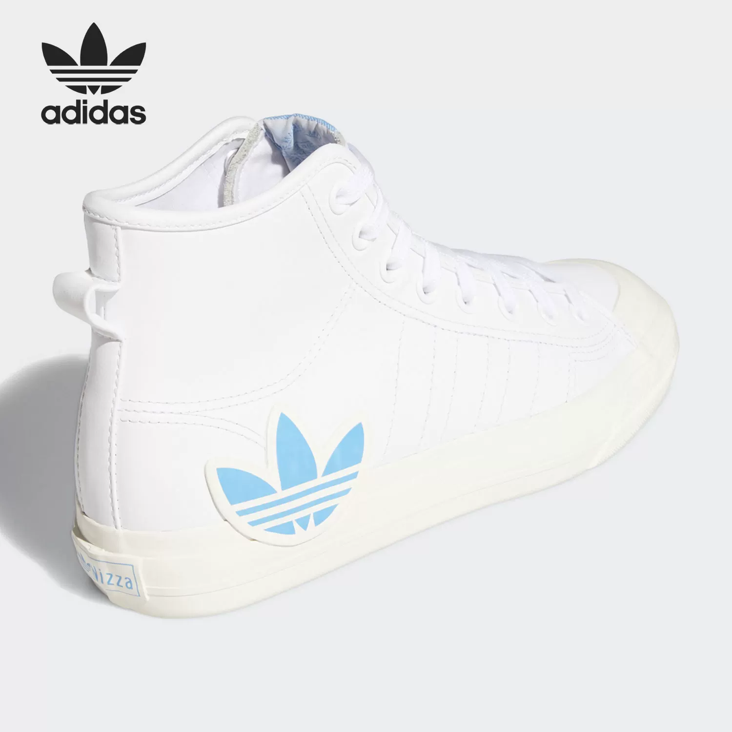 Кроссовки высокие классические повседневные мужские и женские Adidas Authentic clover NIZZA FX8497