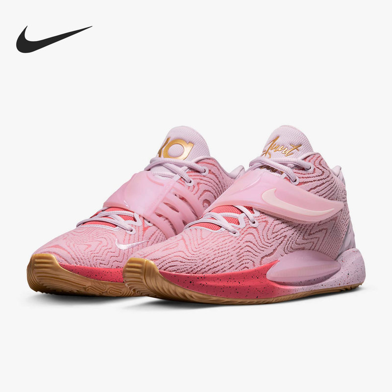Nike Official Genuine Kd14 Durant 14 Men's Practical Air Cushion Basketball Shoes Dc9380-600