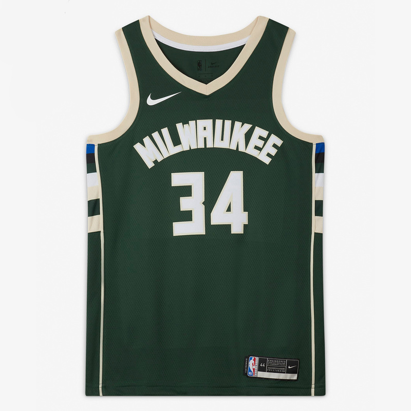 Nike Authentic Nba Milwaukee Bucks Antetokounmpo 34Th Jersey Cw3672