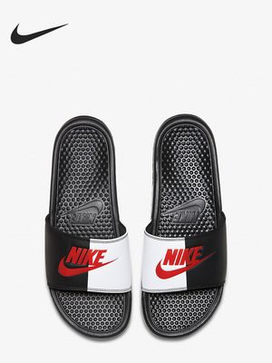 Nike/耐克 Официальные аутентичные мужские удобные повседневные спортивные тапочки BENASSI JDI 343880-006