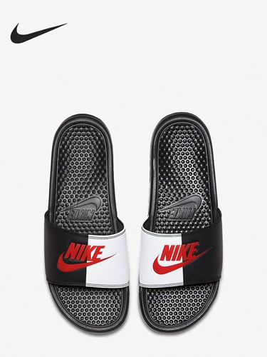 Nike/耐克 Официальные аутентичные мужские удобные повседневные спортивные тапочки BENASSI JDI 343880-006