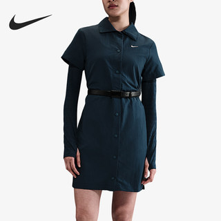 Nike/耐克官方正品Sportswear女士日常休闲透气连衣裙HJ1145-478