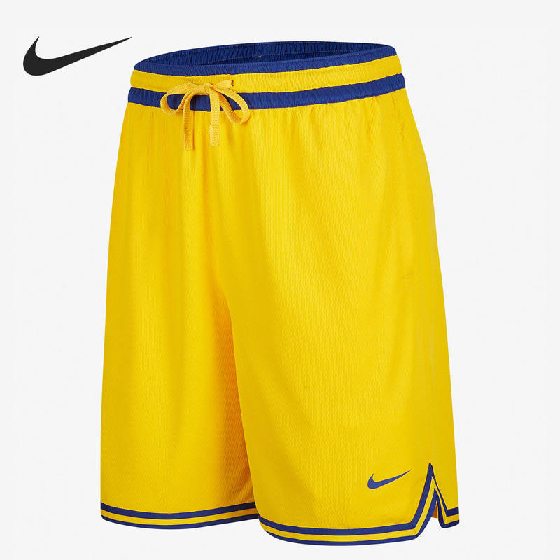Nike Official Authentic Golden State Warriors Men's Loose Basketball Sports Shorts Av6461-728