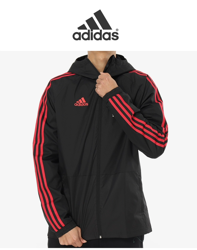 Adidas / Adidas chính hãng 2019 mới MUFC RAIN JKT bóng đá nam Manchester United áo khoác CW7636 - Áo khoác thể thao / áo khoác