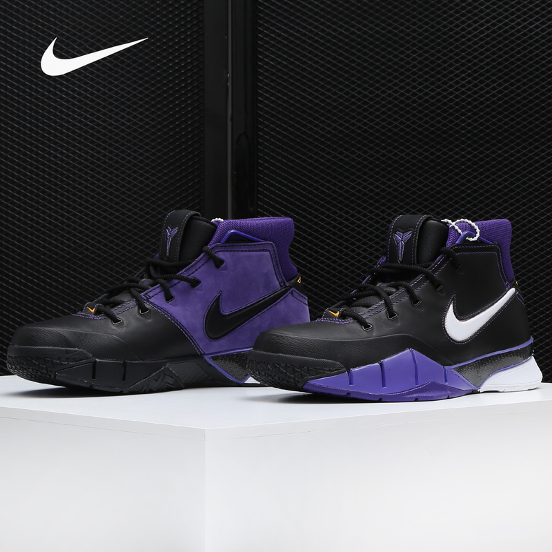 Nike Official Authentic Zoom Kobe 1 Sports Wear-Resistant Air Cushion Men's Basketball Shoes Aq2728