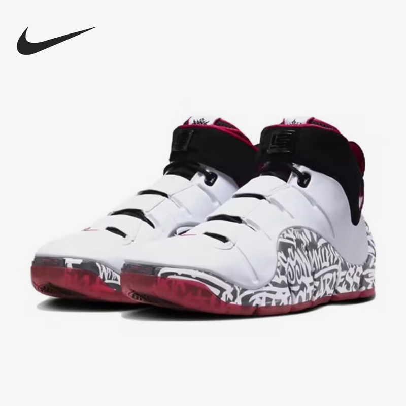 Nike Official Authentic Lebron 4 Graffiti Men's Graffiti Basketball Shoes Dj4888-100