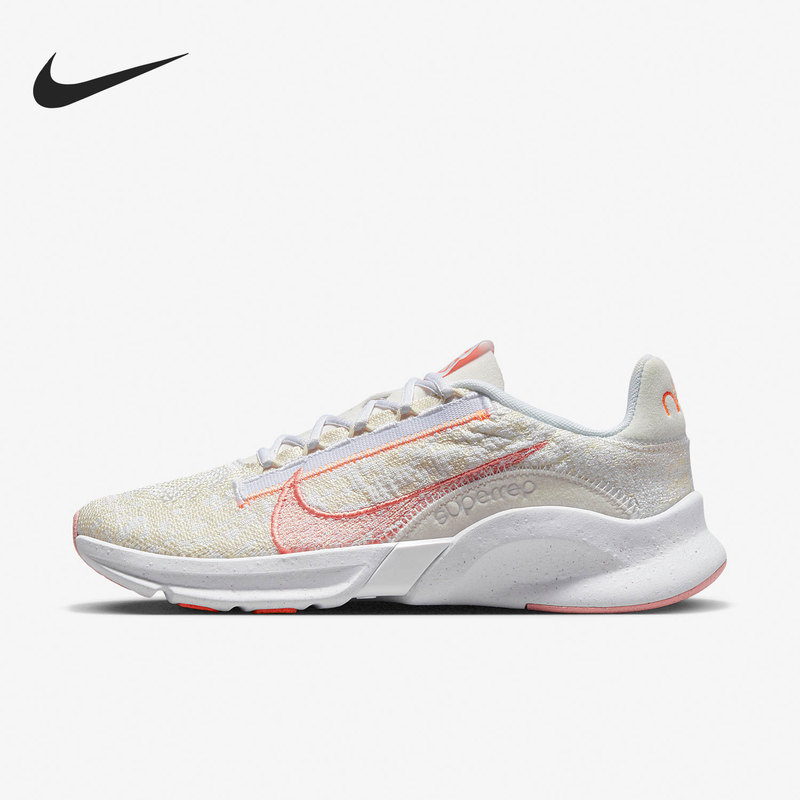 Nike Official Authentic Superrep Go 3 Women's Low-Top Sports Training Shoes Dh3393-101 Nike Official Authentic Superrep Go 3 Women's Low-Top Sports Training Shoes Dh3393-101