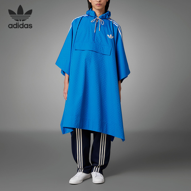 Adidas/Adidas Official Genuine Trefoil Poncho Men's Sports Long Jacket Ip6977