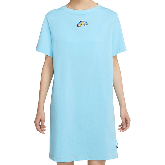 Nike/耐克正品当季新款女子休闲运动短袖宽松连衣裙 DJ6202-484