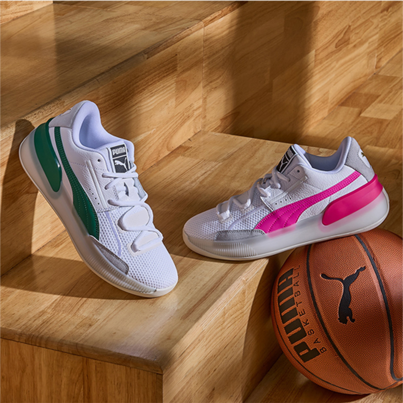Puma Official Authentic Clyde Hardwood Men's Wear-Resistant Basketball Sneakers 193663-02