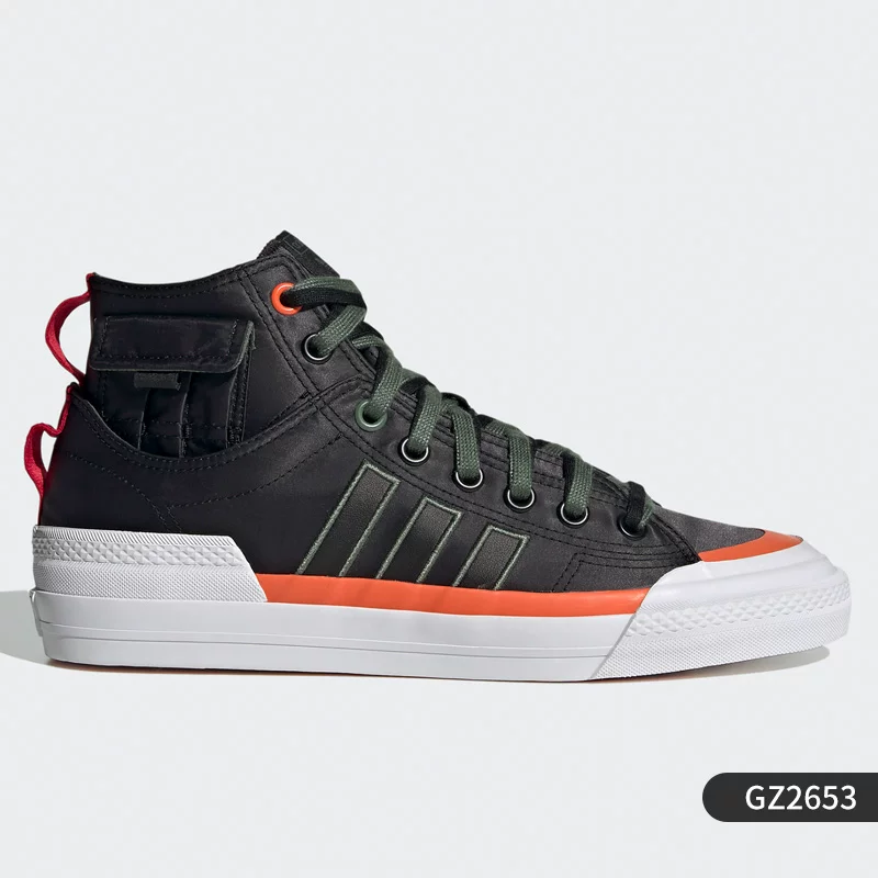 Кроссовки высокие классические повседневные мужские и женские Adidas Authentic clover NIZZA FX8497