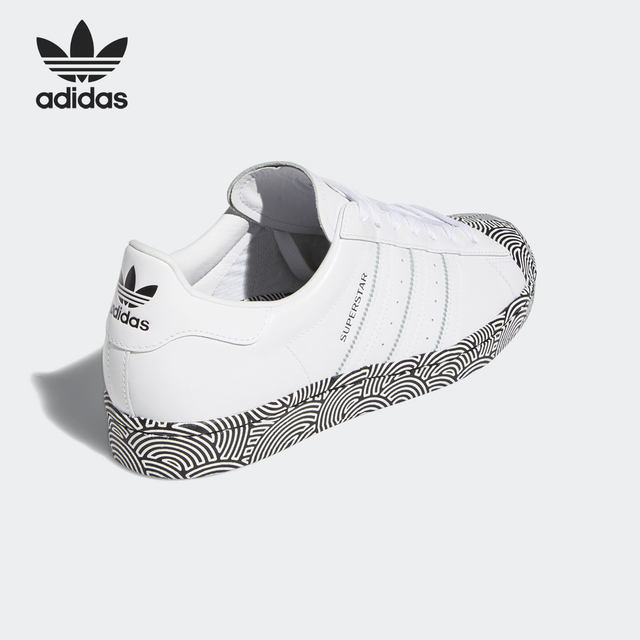 Adidas/Adidas ເກີບກິລາຂອງແທ້ SUPERSTAR clover ຂອງແທ້ FY1588