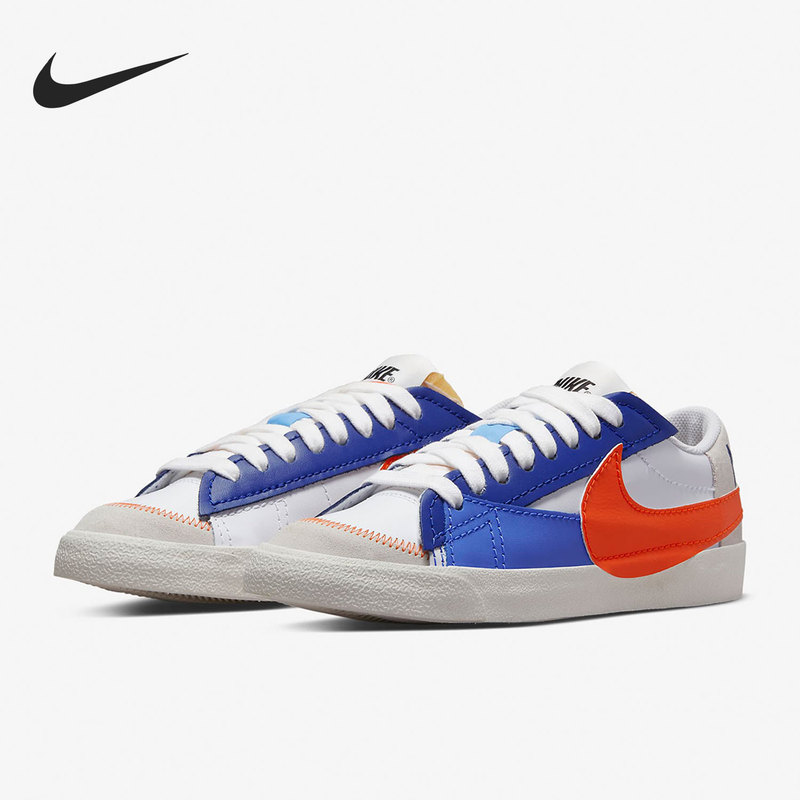 Nike Official Authentic Blazer Low'77 Trailblazer Men's and Women's Classic Sneakers Dv9122-181