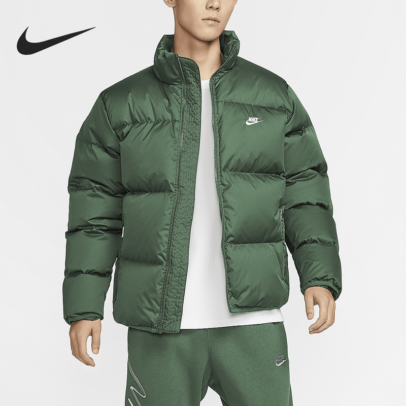 Nike Official Authentic Club Therma-Fit Men's Warm and Fashionable down Jacket Fz5029-323 Nike Official Authentic Club Therma-Fit Men's Warm and Fashionable down Jacket Fz5029-323