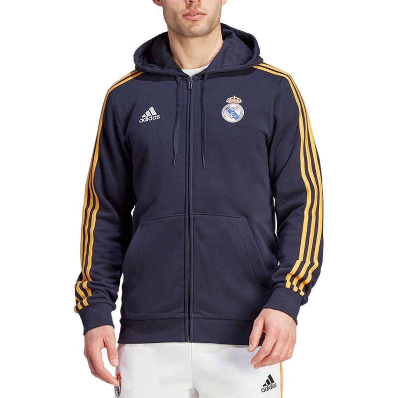 Adidas/Authentic новая мужская Real Madrid футбольная кофта с капюшоном HY0619
