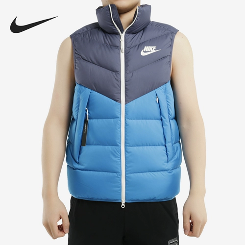 Nike/耐克 Зимний ветрозащитный удерживающий тепло спортивный костюм, жилет с пухом, набивка пером