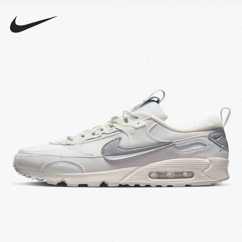 Nike Official Authentic Air Max 90 Women's Sports Cushioning Wear-Resistant Running Shoes Fb1877-110