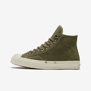 Converse 1970s cowhide gray green plus velvet warm biscuit shoes men and women sneakers 169594c