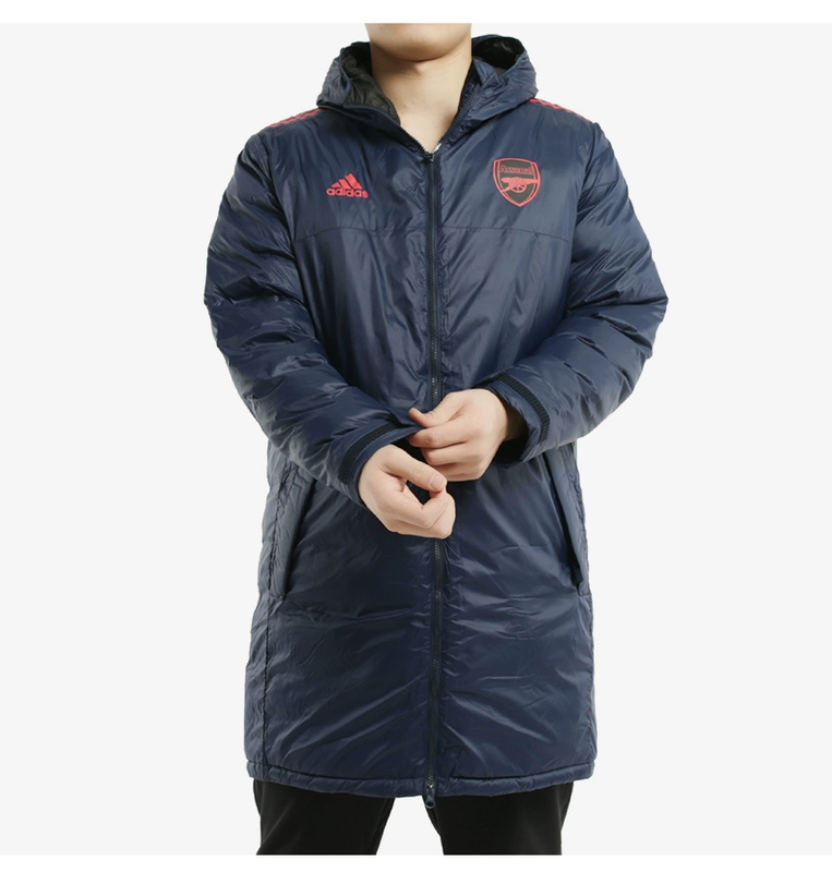 Áo khoác nam Adidas / Adidas đích thực 2019 mùa đông mới áo khoác bóng đá Arsenal áo khoác EH5627 - Quần áo độn bông thể thao