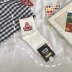 Cửa hàng giày mật hoa của phụ nữ Harajuku vớ cotton ống vớ cotton mùa xuân và mùa thu khử mùi của phụ nữ vớ cotton phiên bản Hàn Quốc tất  Bít tất nữ