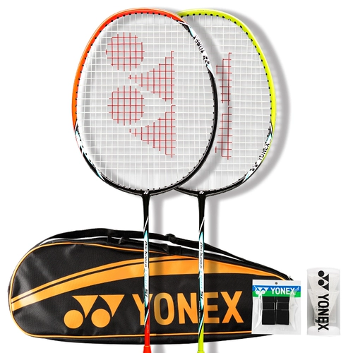 Официальный веб-сайт искренний yonex yunix бадминтон ракетка с двойным выстрелом в полной углеродной 5U.