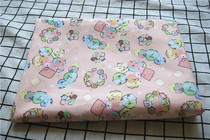 Cartoon Fabric Fine Canvas Printed Nursery Dormitory Table Cloth Parquet Artisanal Diy Corner Fabric Fallen Lap Biosphere