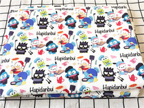 Cartoon Fabric Fine Canvas Printed Handmade Diy Fabric Sofa Cover Fabric Bag Dorm Table Cloth Duck Dog Frog