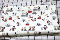 Cartoon fabric canvas printed handmade diy fabric sofa cover fabric bag dormitory tablecloth Sou Sun
