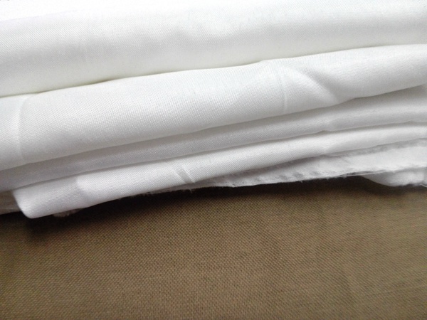 Siêu mỏng váy trắng mềm lót trong vải tổng hợp sofa bọc vải vải nội thất trắng trong gối - Vải vải tự làm vải tweet