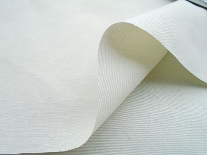 370g trắng vải vải Polyester Kartika polyester vải vải sợi hóa học nhiệt dày vải ủng hộ trắng mịn - Vải vải tự làm vải thô mềm