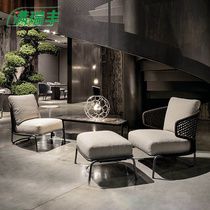 Nordic designer Creative rope Outdoor sofa tea combined leisure courtyard garden villa balcony water-proof sun