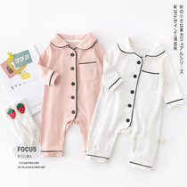 2020 spring baby home clothes Mens and womens small baby pajamas long climb newborn fashion one-piece climbing clothes