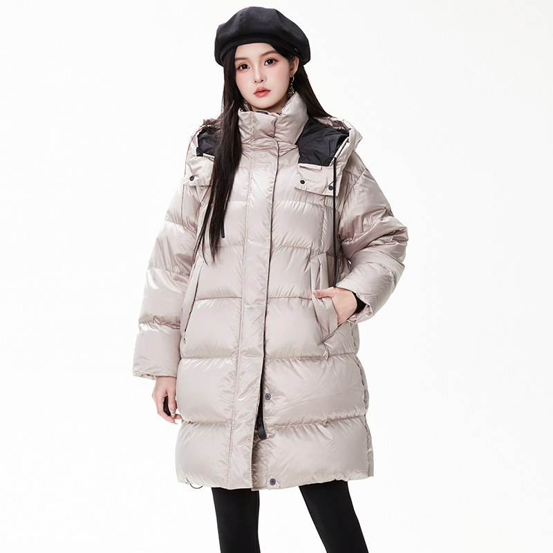 Clearance Price # Snow Series 9 Charm High-End Hl1R0014 Long Coat Warm down Jacket for Women Winter