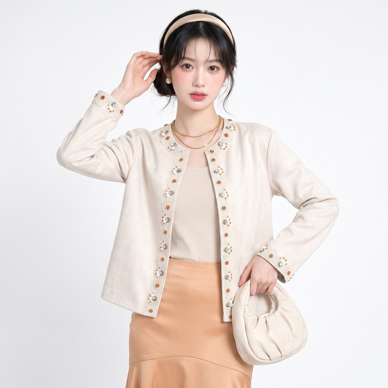 Direct Discount # Shenzhen Nanyou 9 Mei Ny0K0062 Chinese Style Linen Blend Versatile Top Jacket for Women 2026 Autumn Direct Discount # Shenzhen Nanyou 9 Mei Ny0K0062 Chinese Style Linen Blend Versatile Top Jacket for Women 2026 Autumn