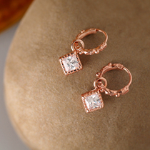 Miss Tai Mei Xuan COCO Earrings Set Light Luxury Silver Crystal Ear Decoration Precious Limited and Simple Tide Gift