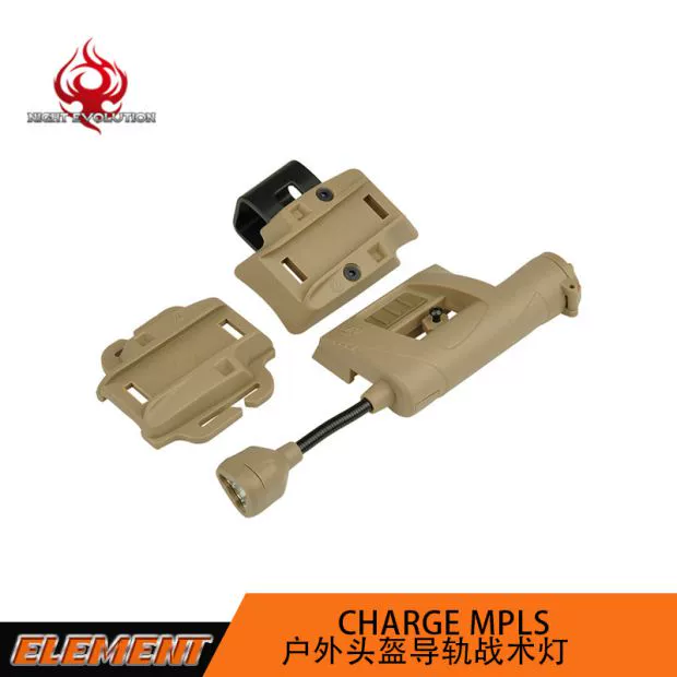 NE05006 Charge Mpls Hướng dẫn đội mũ bảo hiểm ngoài trời Ánh sáng chiến thuật Ánh sáng chiến thuật 2 màu