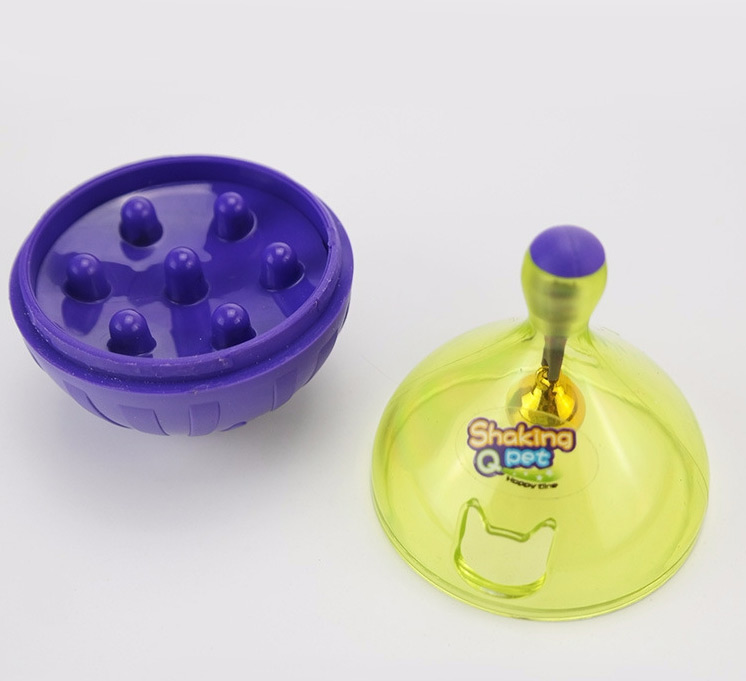 Câu đố con chó bị rò rỉ đồ chơi tumbler chó bị rò rỉ con chó thức ăn puppies jinmaotaidi mèo pet đồ chơi thiết bị rò rỉ đồ chơi cho thú cưng