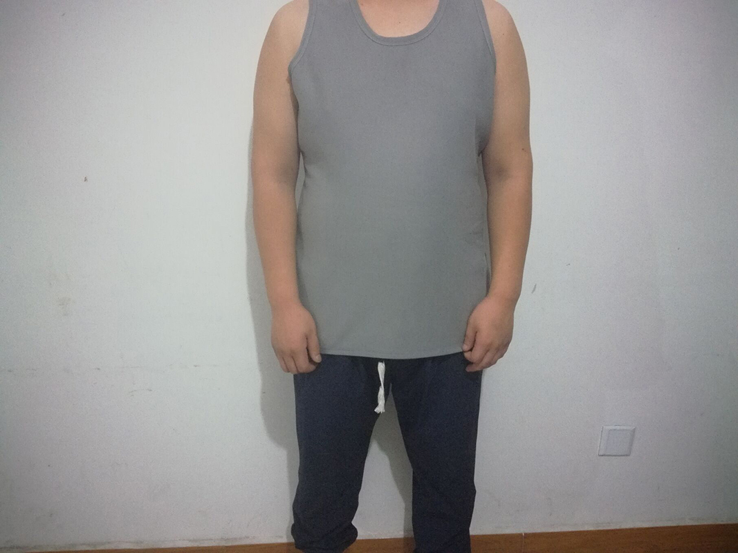 Áo vest oversized cộng với nhung dày, áo thun không tay cỡ lớn cộng với phân bón cộng với người đàn ông to béo quần âu nam